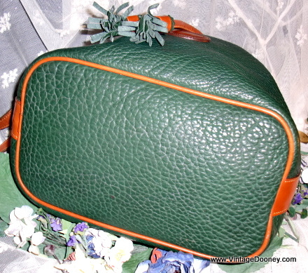 Fir Green Drawstring Bag Vintage Dooney Bourke AWL