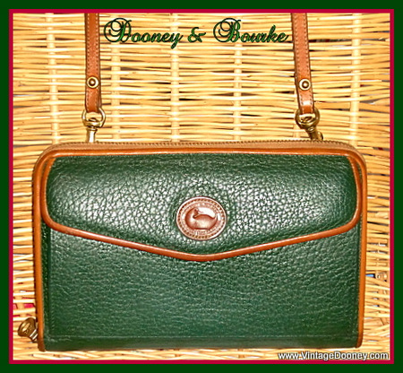 Dooney & Bourke Vintage Large Zipalong Wallet #W52 British Tan AWL