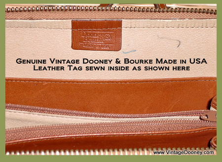 Dooney & Bourke Vintage Large Zipalong Wallet #W52 British Tan AWL - Ruby  Lane