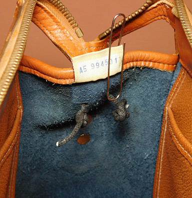 Blue Vintage Dooney Satchel Shoulder Bag