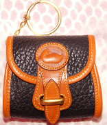 Vintage Dooney All-Weather Leather  Over Under Duck  Key Caddy