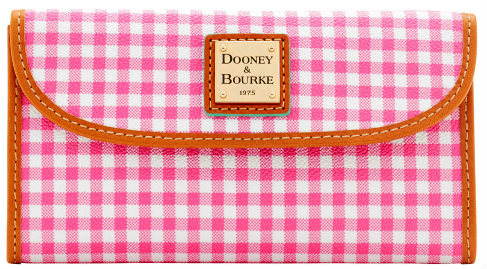 Dooney and 2025 bourke pink wallet