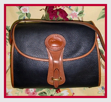 Black Vintage Dooney Essex Bag
