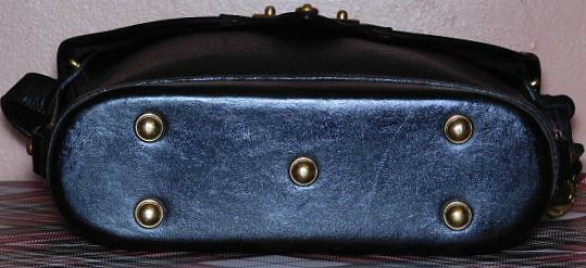 DB-VO7Black Vintage Dooney Large Spectator Bag Vintage Dooney and Bourke All-Weather Leather AWL Vintage Satchel