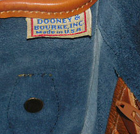 Vintage Dooney and Bourke All-Weather Leather Surrey Portfolio
