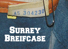 Vintage Dooney and Bourke All-Weather Leather Surrey Portfolio
