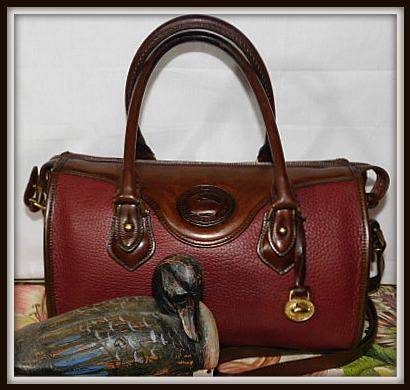 Vintage Dooney and Bourke All-Weather Leather AWL Vintage Satchel Vintage Dooney and Bourke All-Weather Leather AWL Vintage Satchel
