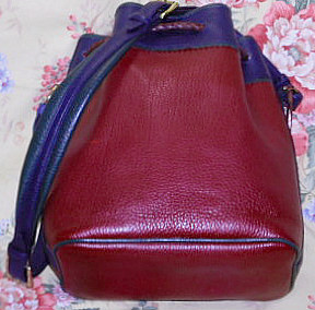 Vintage Dooney and Bourke  All-Weather Leather    Teton Drawstring Dooney Bag