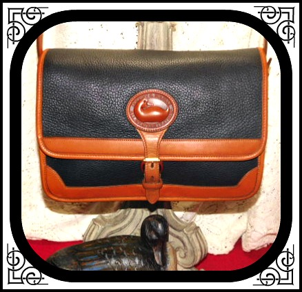 Vintage Dooney and Bourke  All-Weather Leather® Surrey Shoulder Bag 