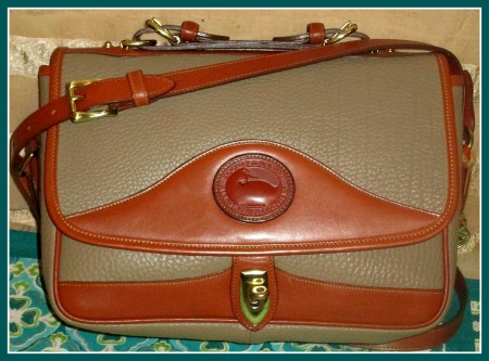 Vintage Dooney & Bourke Crossbody Bag All-weather Leather 