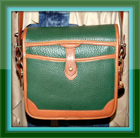 Vintage Dooney and Bourke All-Weather Leather Small Surrey Bag