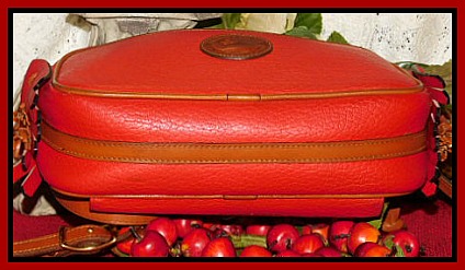 Red Kilty Bag Vintage Dooney