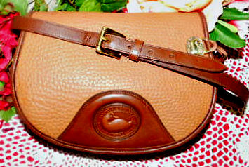 Vintage Dooney Flap Bag Saddle Bag