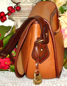 Vintage Dooney Flap Bag Saddle Bag