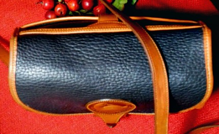  Vintage Dooney and Bourke  All-Weather Leather®  Medium Essex Shoulder Bag