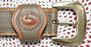Vintage Dooney AWL Large Belt