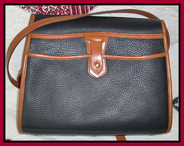 Stunning Regal Black Large Dooney & Bourke Essex Shoulder Bag