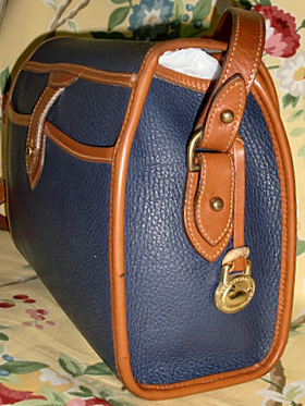 Slate Blue Essex Vintage Dooney Shoulderbag