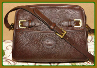 Vintage Dooney and Bourke  All-Weather Leather Zip Top