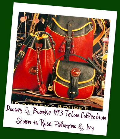 Vintage Dooney & Bourke Large Gathered Sac 4-Piece Ensemble - Ruby Lane