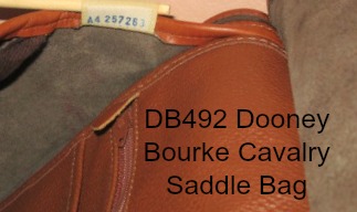 Vintage Dooney Cavalry Saddle Bag