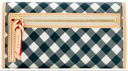 Dooney & Bourke  Canvas Fabric Continental Clutch Wallet