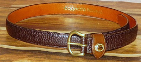 Vintage Dooney and Bourke All-Weather Leather AWL belt