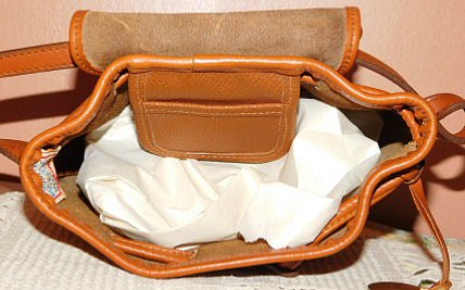 Vintage Dooney & Bourke A6 All Weather Leather Bag Shoulder / Crossbody