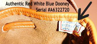  Vintage Dooney Pouch Crossbody Bag