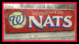 Washington Nationals Dooney Bourke Key Fob