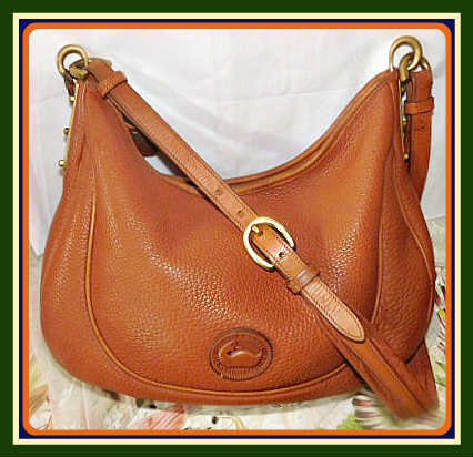 Dooney and Bourke All-Weather Leather Large Crescent Sac
