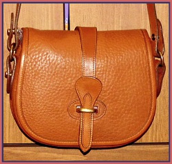 Sumptuous Spiced Apricot Tack Bag Dooney Bourke AWL