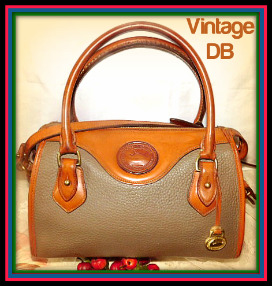 Vintage Dooney and Bourke All-Weather Leather AWL Mini Satchel