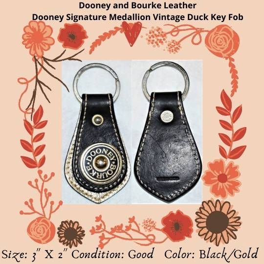 Medallion Vintage Dooney and Bourke Key Fob