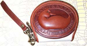 Antique Cream Big Duck Dooney Coin Purse
