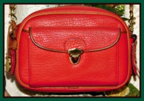 Scottish Red Kilty Bag Vintage Dooney AWL