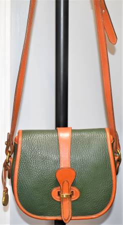Dooney and Bourke  All-Weather Leather  Vintage Tack Bag: #R51 Marble Bag   
