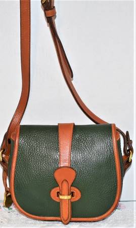 Dooney and Bourke  All-Weather Leather  Vintage Tack Bag: #R51 Marble Bag   