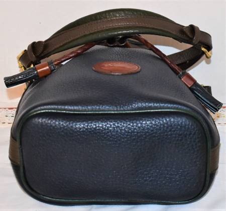 Vintage Dooney and Bourke  All-Weather Leather  Teton Drawstring Handbag/Shoulder Bag   