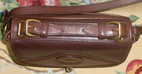 Wow! Dark Chocolate Square Carrier by Dooney and Bourke AWL