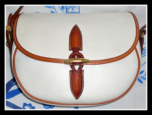 Vintage Dooney Bourke White Loden Bag