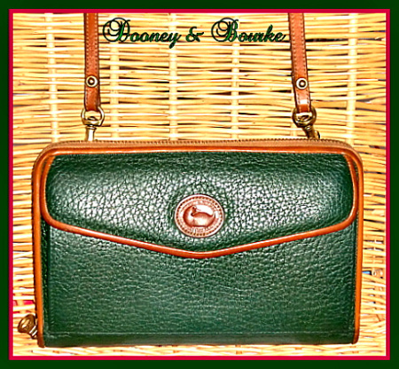 Lush Fir Green Zip-Along Wallet Dooney Bourke Bag