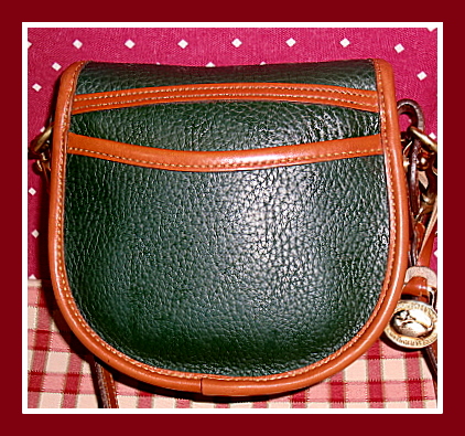 SOLD Fabulous Ivy Green Pristine Big Duck Vintage Dooney Bag!