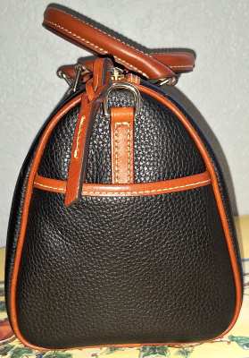 Dooney and Bourke  All-Weather Leather  Barrel  Satchel-Shoulder Bag