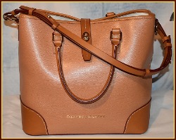 Caramel Praline Dooney Shelby Shopper Shoulder Bag