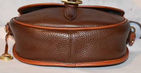Dooney and Bourke All Weather Leather  Outback Collection  Loden Saddle Bag