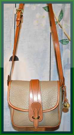 Vintage Dooney Taupe Equestrian Tack Bag