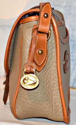 Vintage Dooney Taupe Equestrian Tack Bag