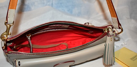 Dooney and Bourke  Florentine  Leather Tassel Short Shoulder Bag