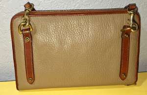 Dooney and Bourke All Weather Leather  Large Zip-Along Wallet Purse